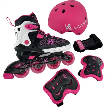 KRF D soft sft-03+protections+helmet 주니어 인라인 스케이트 9143017938